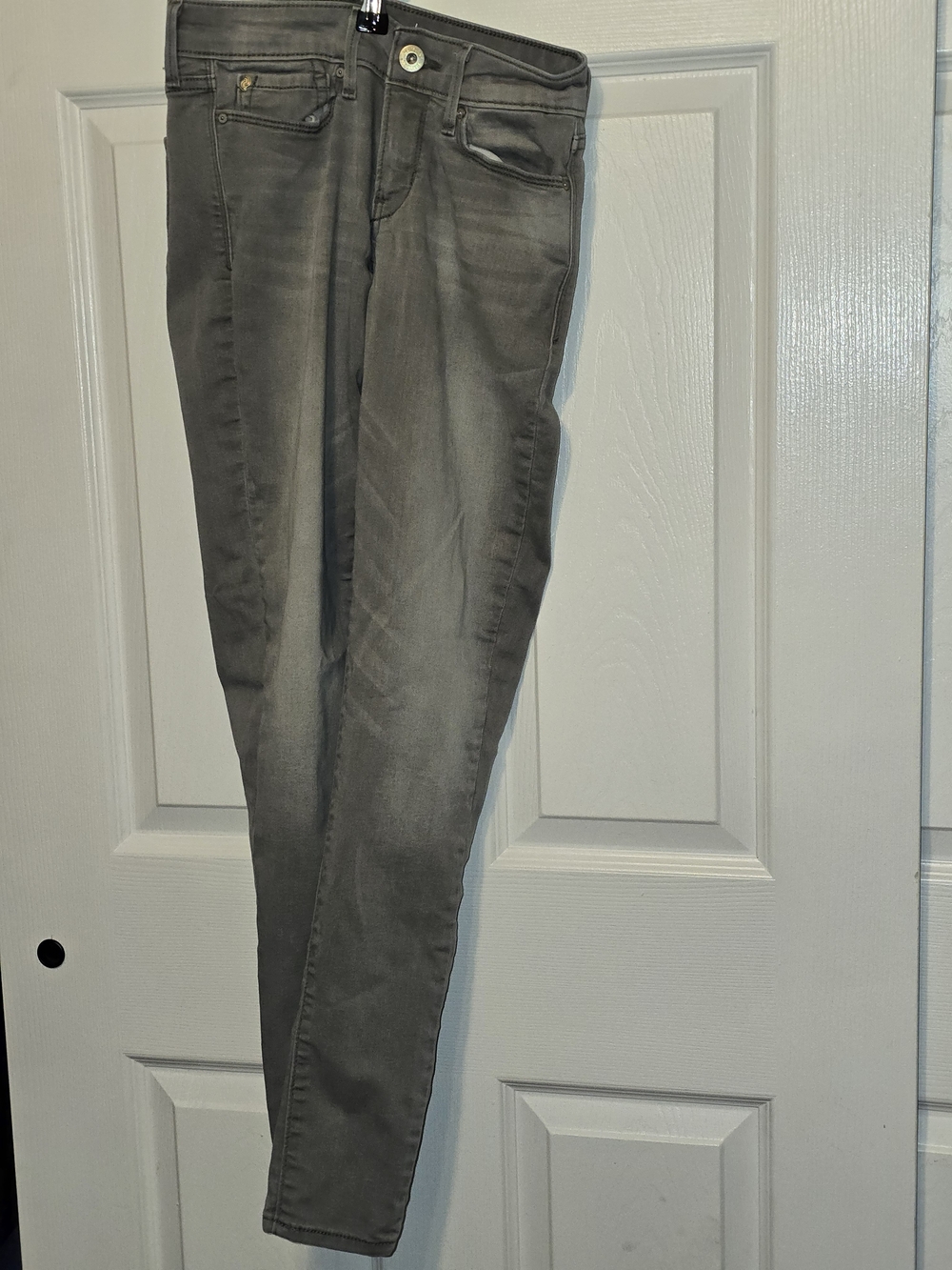 Levi's Men's Gray Skinny Jeans - Washed Charcoal